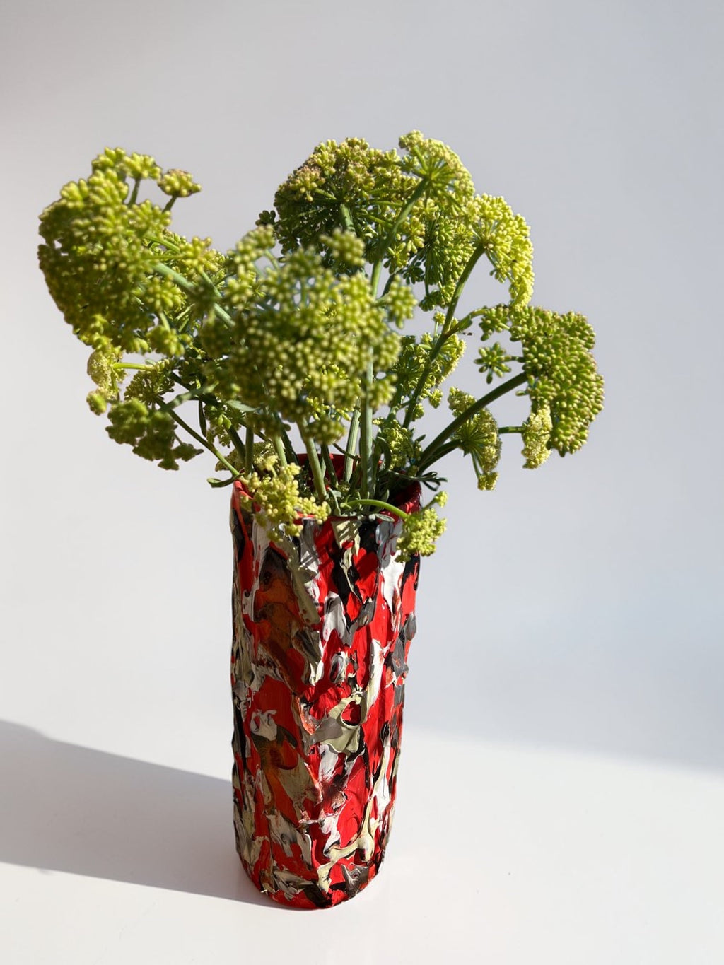 Vase décoratif Antibes Rouge