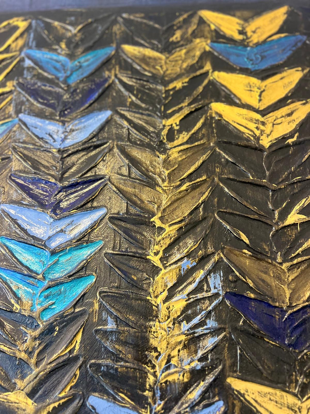 Tableau Black and blue