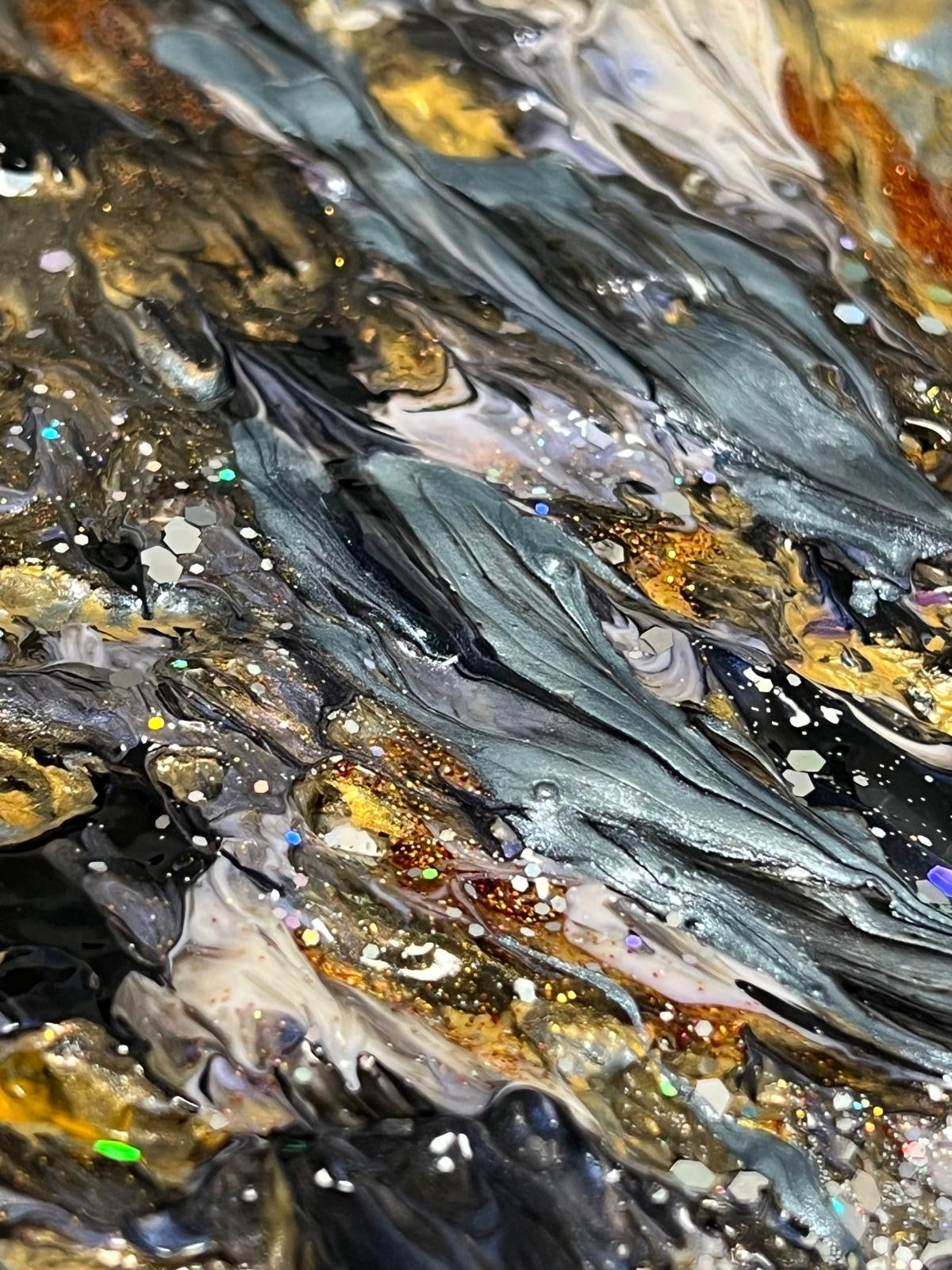 Tableau Abstrait Gold