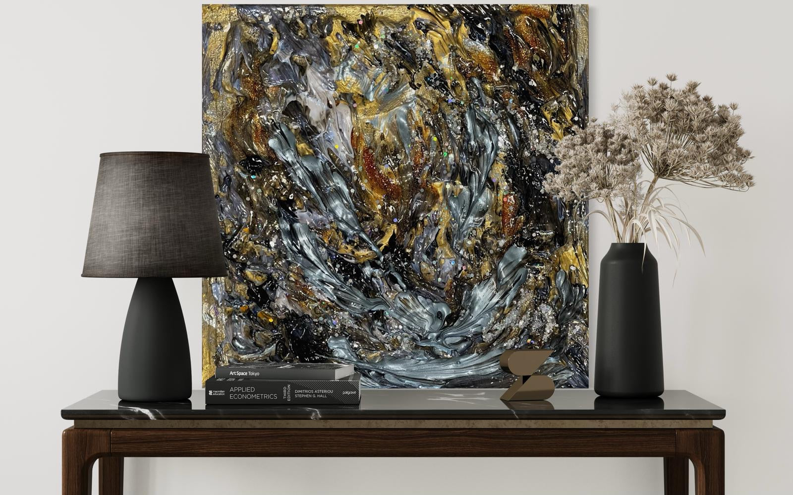 Tableau Abstrait Gold