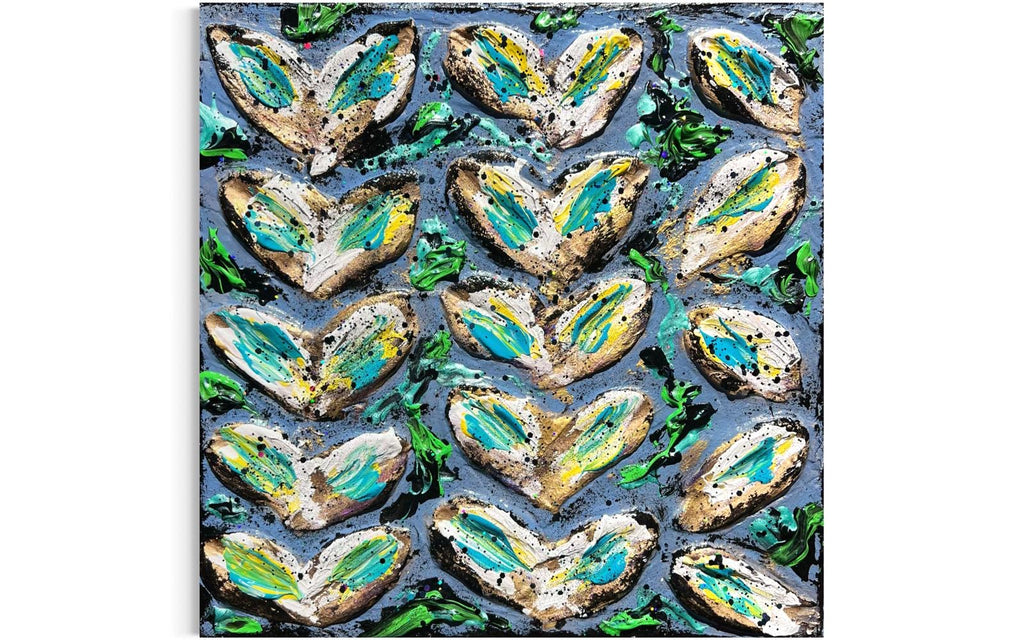 Tableau Abstrait Vert