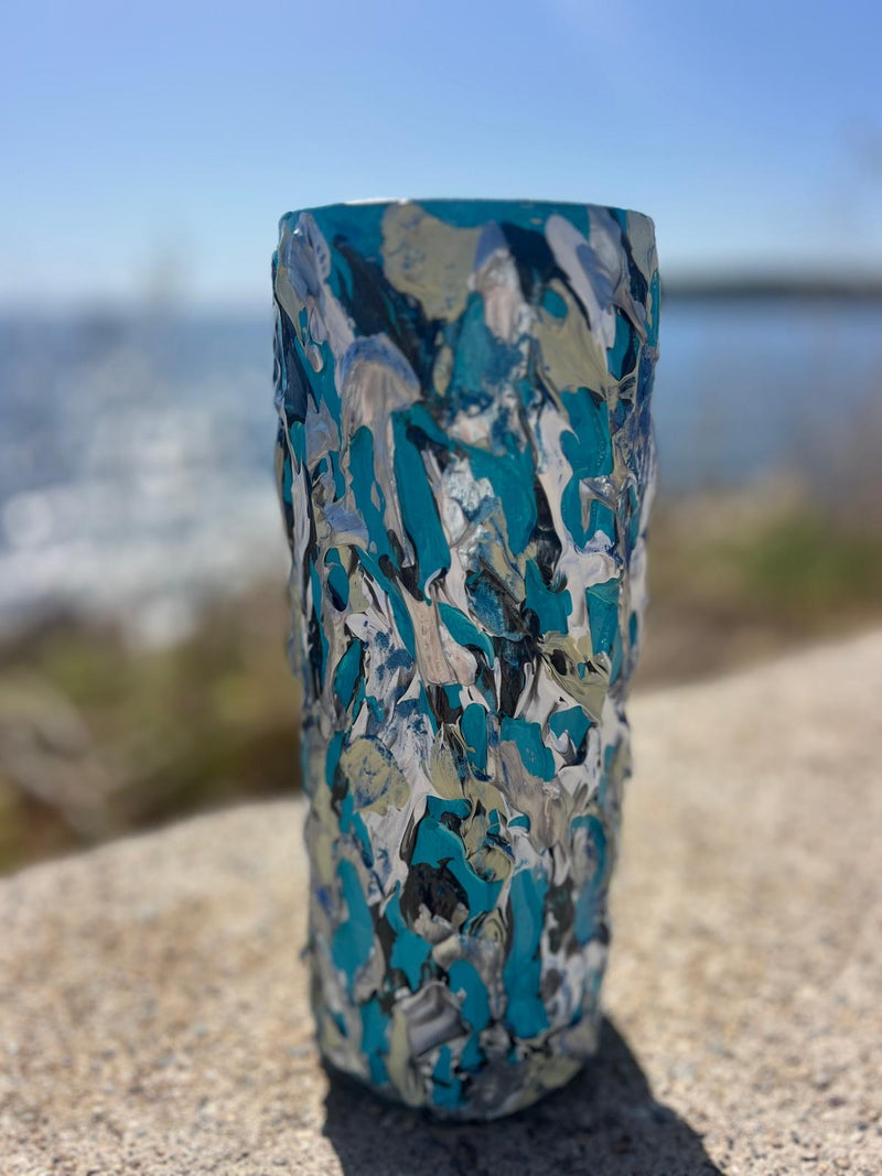 Vase décoratif Antibes Bleu